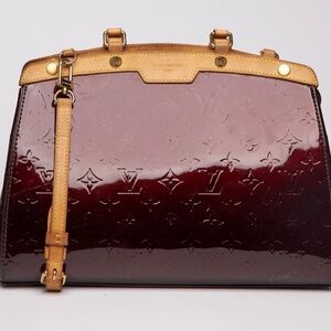 Louis Vuitton brea leather bag large